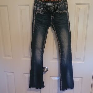 Rock Revival Dark Blue Boot Cut Jeans